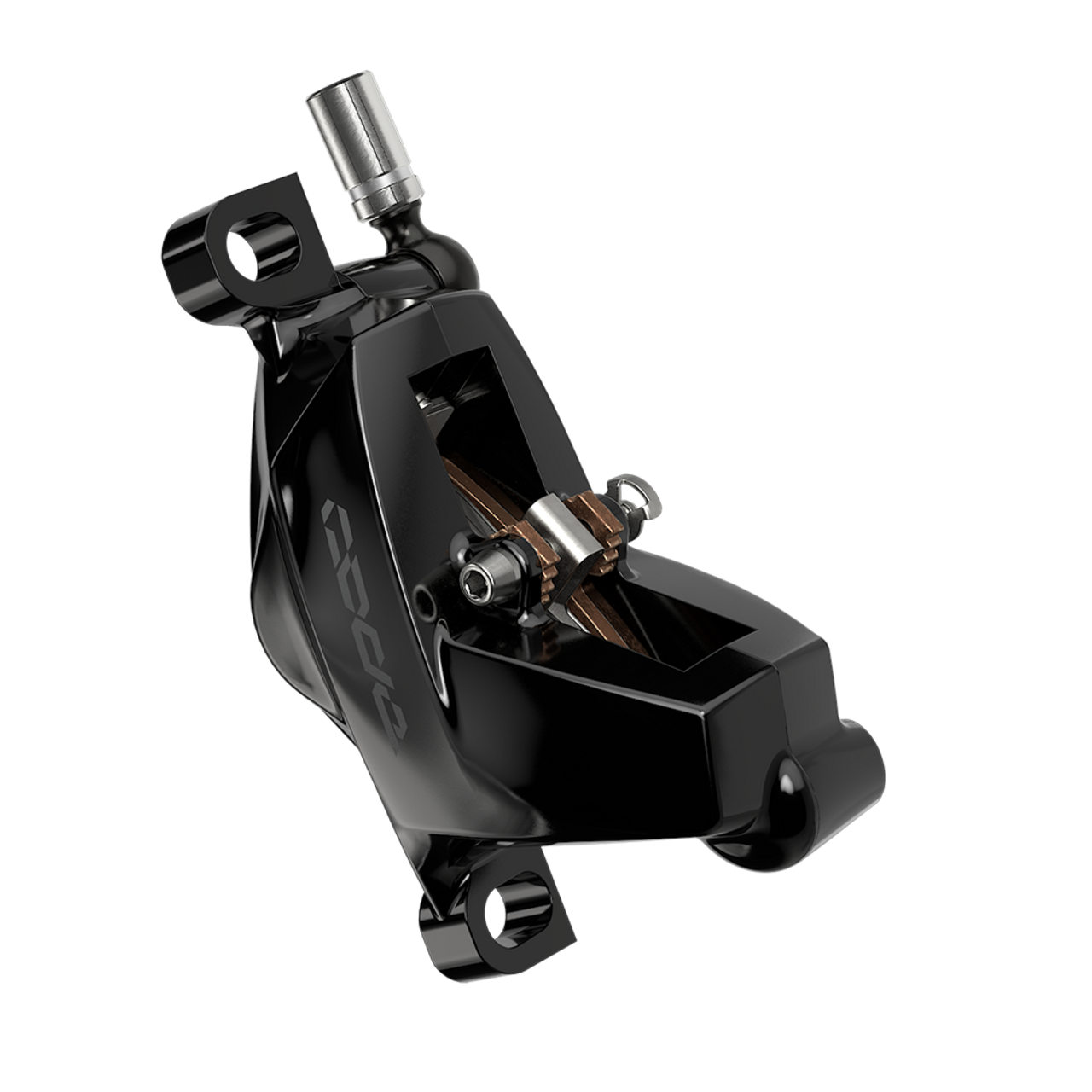 Sram Code silver Stealth black disc brakes
